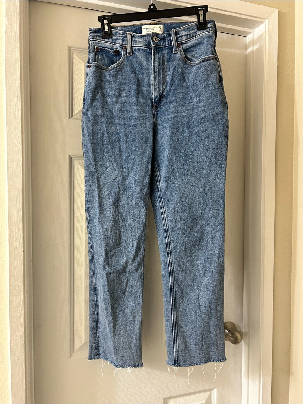 Abercrombie & Fitch Classic Light Wash Straight Jeans
